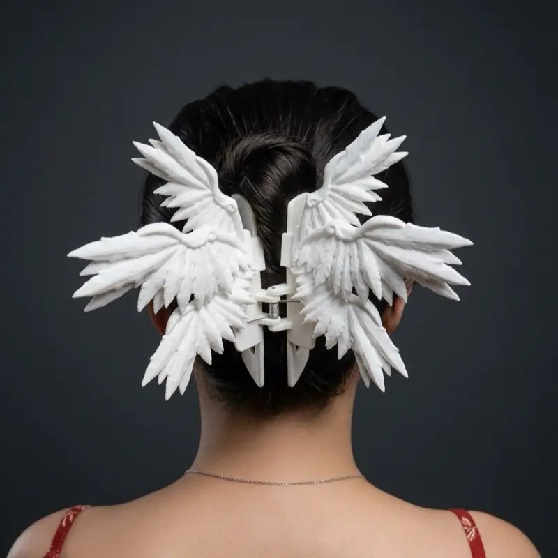 Angel Wing Hair Accessory - Unique Y2K Kawaii Fashion All-Seasons Hair Claw for Women