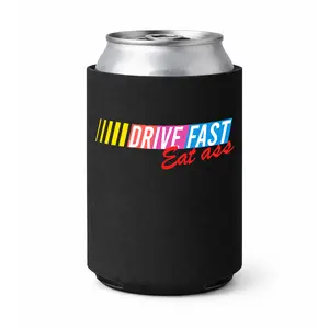 Drive Fast Koozie Can Holder Sleeve