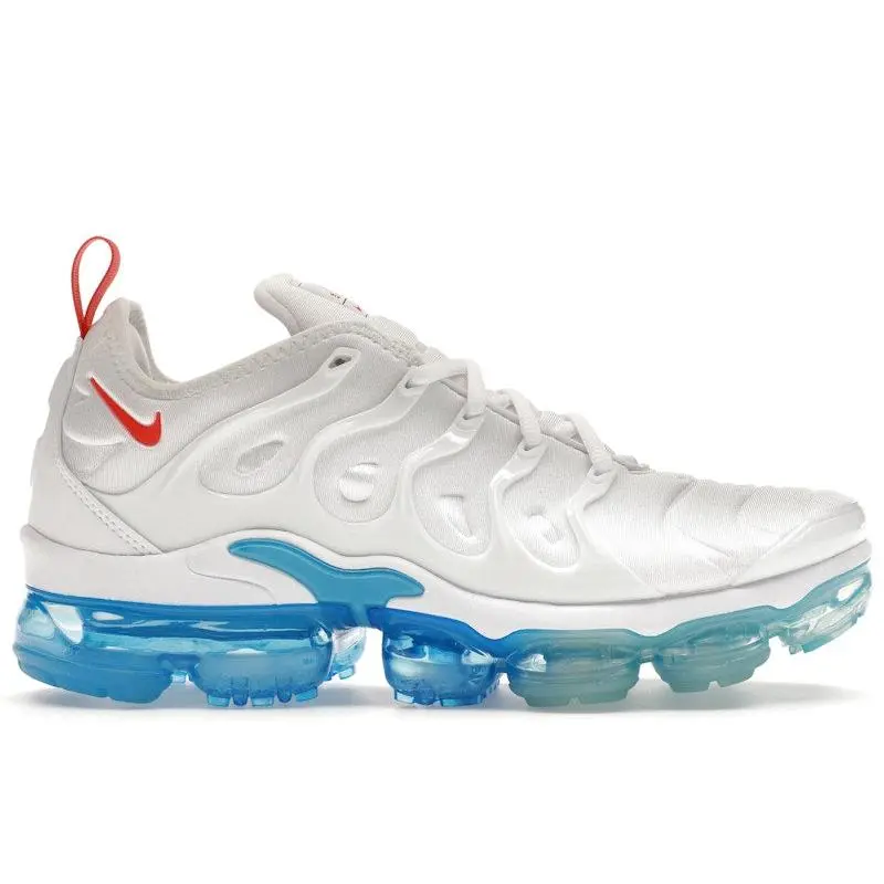 Nike Men's Air VaporMax Plus White Red Blue Running Shoes, from StockX