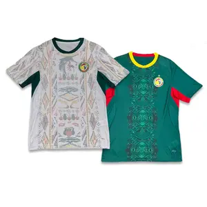 Fan version For men S-4XL 2026 Football Jersey Match Football Jersey Training Football Jersey Special edition Football Jersey/ Senegal Green White Home Away Soccer Jersey /Short Sleeve Quick-drying Breathable Stretchy Cheap Top