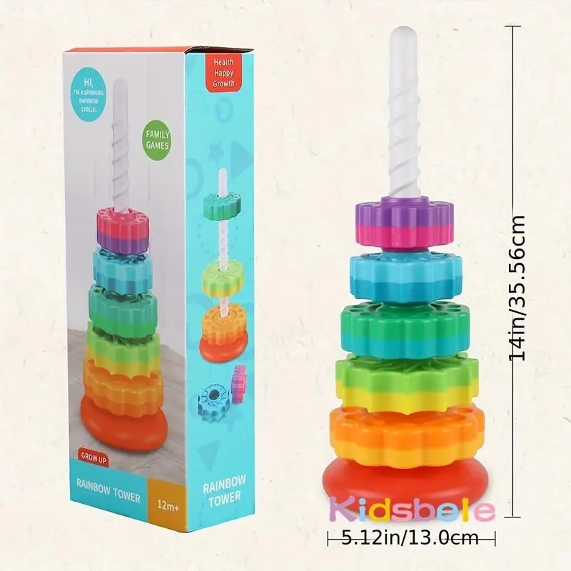 Baby Spinning Stacking Toys Spin Toys - Toys & Hobbies - Stress Relief Toys