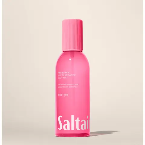 Saltair Pink Beach Body Mist – Hair & Body Fragrance Mist – Coconut, Almond Blossom & Vanilla – 8 fl oz