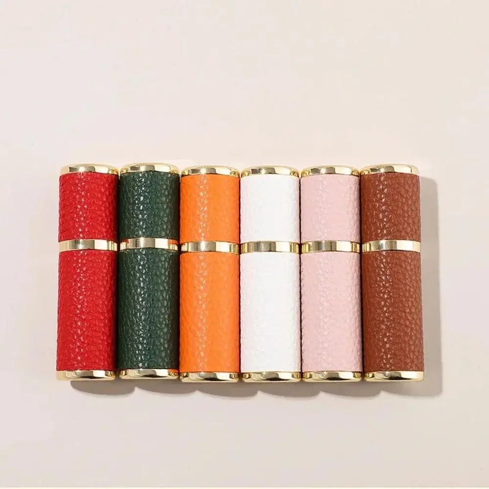 5ml Luxury Mini Portable Refillable Leather Perfume/Cologne Bottle Fragrance Gift