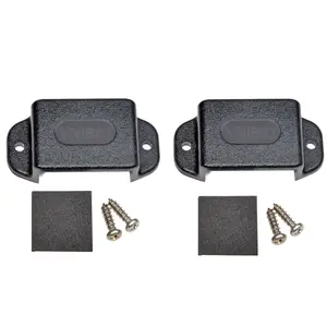 Tactical Ham Radio Mounting Bracket, Protable Handheld CB Two Way Radio Walkie-Talkie Self-Tapping Screws Belt Clip Car/Truck Holder for Baofeng Midland Kenwood Motorola Talkabout Cobra Portable Walkie Talkie (Black，2Packs)