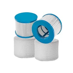 Relxtime 2 Pack Spa Filter Replacement, Pool Filters Hot Tub Filter Cartridges, Compatible With Inflatable Tubs Filtration, Blue outdoorfun