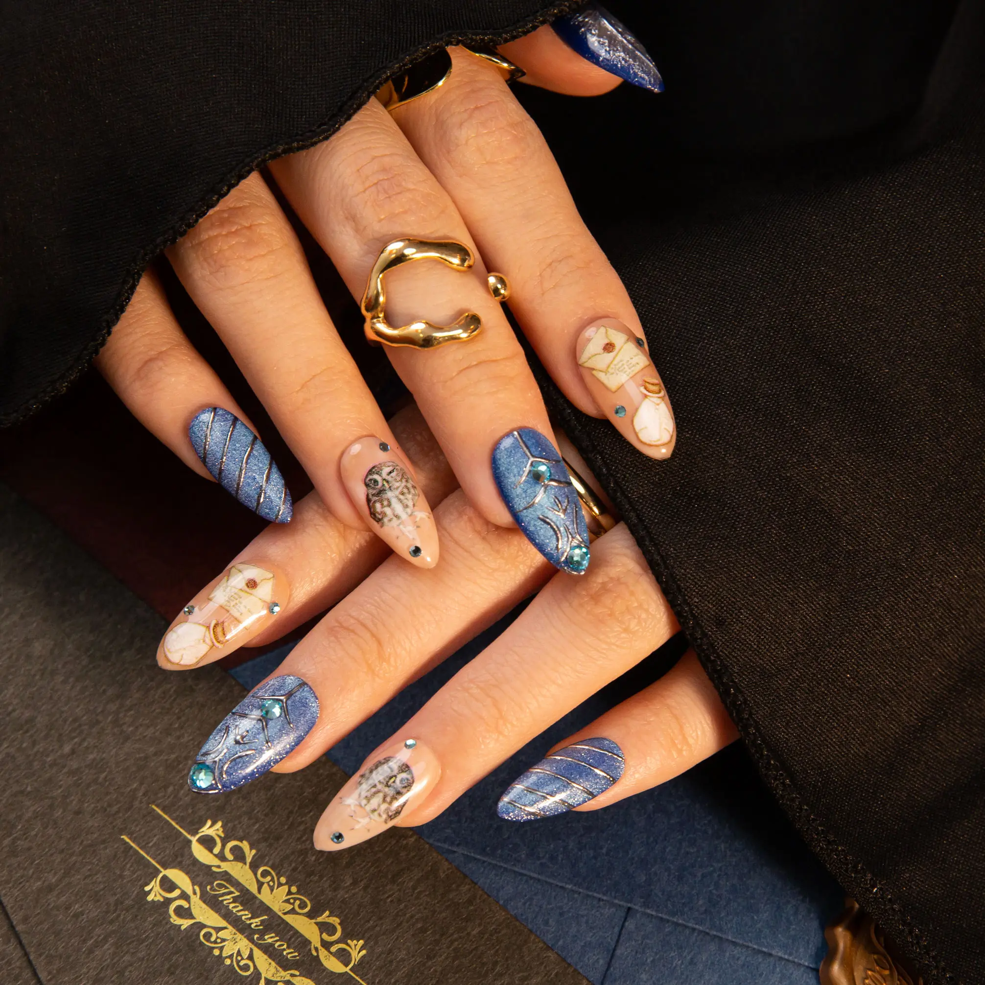 Lovful | Wizardry Wonders Collection Handmade Acrylic Press On Nails | 10PCS Reusable,Salon Quality #DealsForYouDays