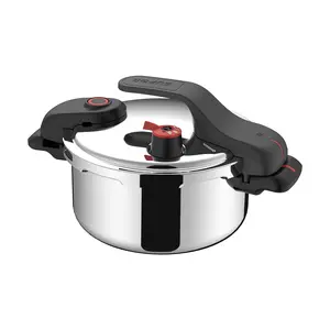 SUPOR 22cm Stainless Steel Pressure Cooker - 4L High-Pressure Cooking Pot for Fast & Delicious Meals