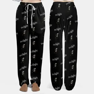 Twilight Edward Heart Portraits Pajama Pants, Romantic Vampire Fantasy Movie Pajama Pants, Pajama Pants For Men Women