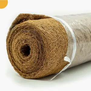 Coco Liner Roll,  12x40 inch  Coconut Liners for Planter Flower Basket, Reptile Carpet,  Coconut Fiber mat, Garden Decoration,  pet pad