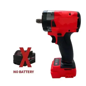 Brushless Cordless 1/2 Electric Wrench Car Truck Repair Screwdriver Impact Drill Rechargable For 18V Battery Tools