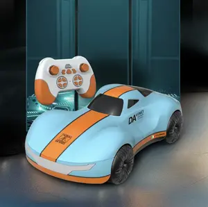 2.4GHz Rechargeable Remote Control Car - Stunt Spins, Sound Effects, Lights, Spray Function - Kids' Holiday Toy Gift