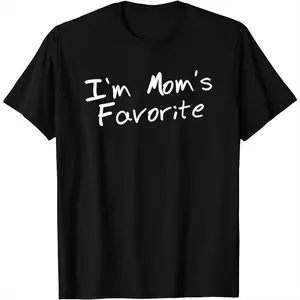 I'm Mom's Favorite Christmas Children Sibling Rivalry Tee | Premium Mens T Shirts | Graphic Novelty Sarcastic Funny T Shirt