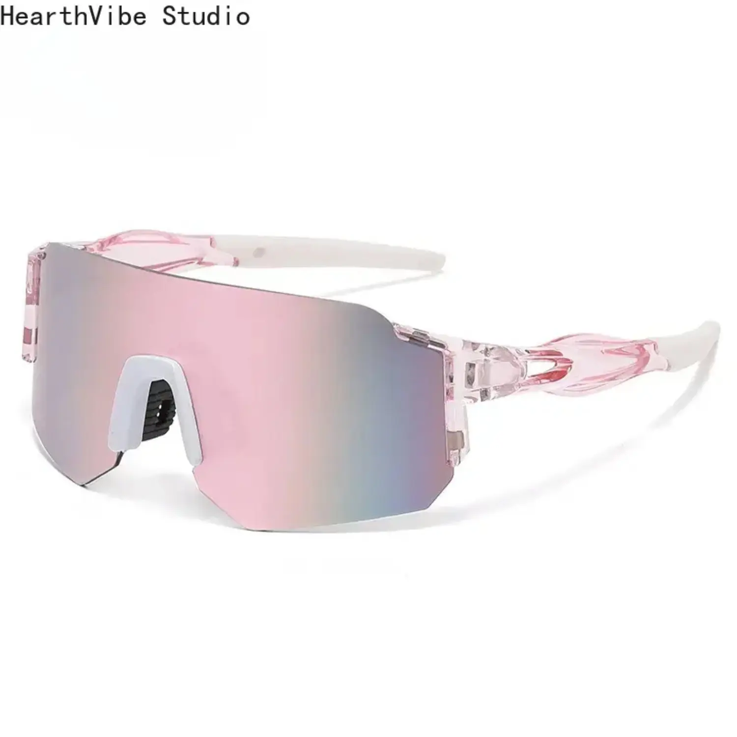 Colorful Shield Cycling Sunglasses for Men and Women, UV400 Anti-Glare & Windproof Sports Eyewear, Bicycle Accessories for Mountain Biking, Bike, Uv400 Shield, Bikes, Riding Glasses, Windproof Sunglasses, Unisex, Bicycle Riding, Shield Shape