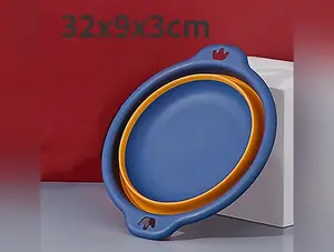 Durable Plastic Folding Laundry Basin