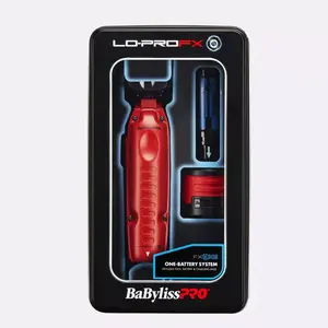 BaBylissPRO FXONE Lo-ProFX Matte Red Trimmer FX729MR + Charging Base | Limited Edition