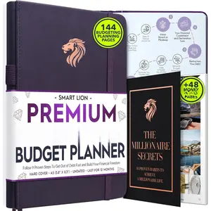 Financial Planner - Monthly Budget Planner & Monthly Bill Organizer | A 12-Month  to Financial  | Bill Payment  Organizer, Debt, Expense  &  Saving with Pockets