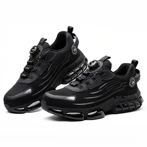 Men's Steel Toe Shoes - Steel Toe Anti-Smash, Anti-Puncture Midsole, Non-Slip Outsole for Wet/Oily Environments - Lightweight & Breathable for All-Day Comfort - Ideal for Construction Work, Hiking & Climbing comfortable fit