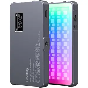 P96L RGB Video Light by SmallRig, Portable Metal LED Camera Light, 2500-8000K, 21 Effects, CRI 96+, OLED Display, Photo and Video Lighting, Long  Life, Fits Phone and Camera - 3489B