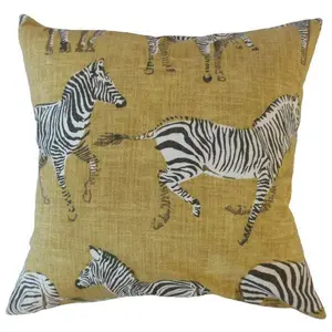 Zebra Throw Pillow (18")