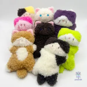 Pocket Bibi Animal Handmade Plush 4.4 Inches Soft Squishy Companion Adorable Gift for Any Occasion Stuffed Weighted Fidgets