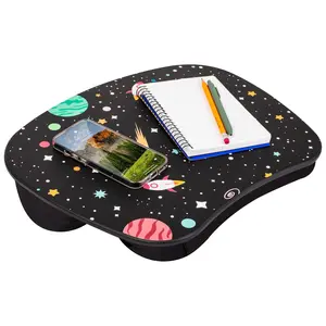 LapGear MyStyle Lap Desk - Lightweight, Conforming, Cushioned Portable Office Desk with Heat Escape Design for Home and Commercial Use