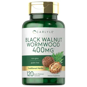 Carlyle Black Walnut Wormwood | 120 Capsules | Herbal Complex | Non-GMO, Gluten Free