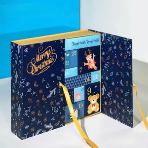 Christmas Advent Calendar DIY Gift Box Set, 25-Piece Countdown Design, Perfect Holiday Season Present, Ideal for Festive Celebrations
