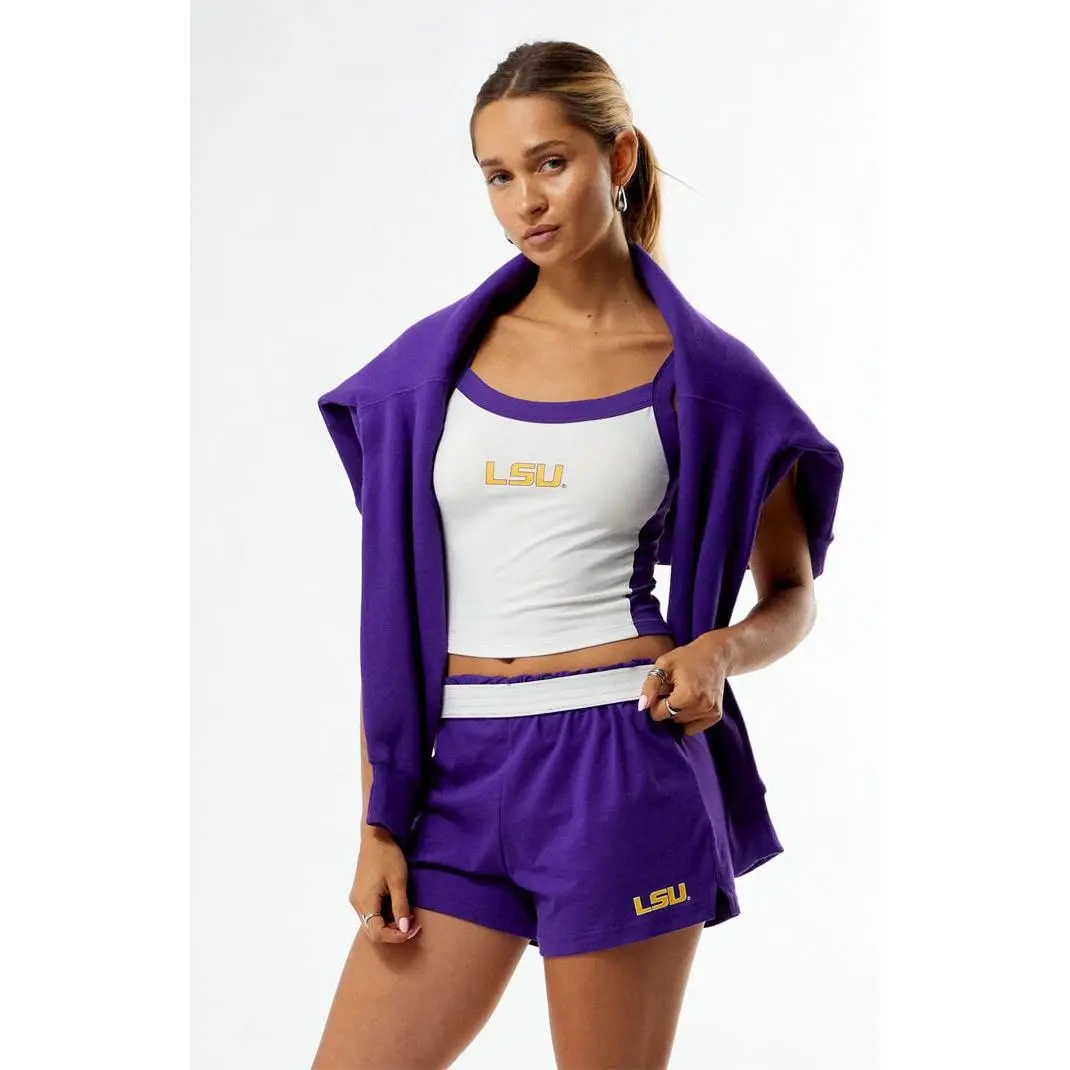 WILD COLLECTIVE Women's x Pacsun LSU Tigers Lounge Shorts