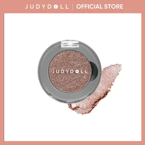JUDYDOLL Soft Shine Color Eyeshadow, Single Color, Flash, Polarized Glitter, Versatile, Long-Lasting, Natural, Beginner, Light Makeup, Portable, Brightening, No Powder Flying, European And American Metallic Feel, For Parties, Refresh Look, Summerwins
