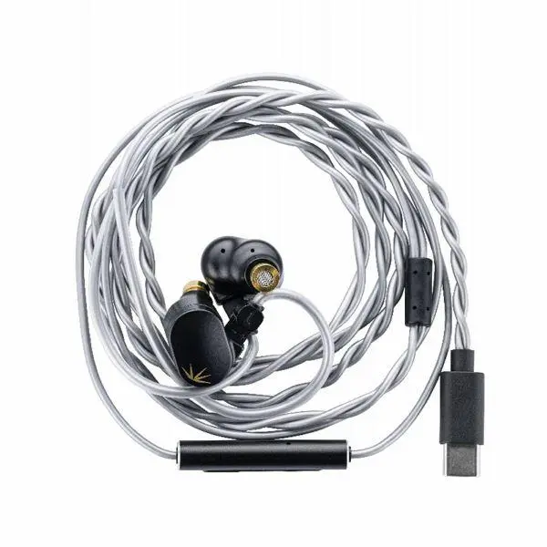 Moondrop CHU II DSP In-Ear Monitor Earphones, 10mm Dynamic Driver HiFi Wired IEM, Type-C Digital Earbuds with DSP Tuning & App Customization for Music Gaming, wired earbuds