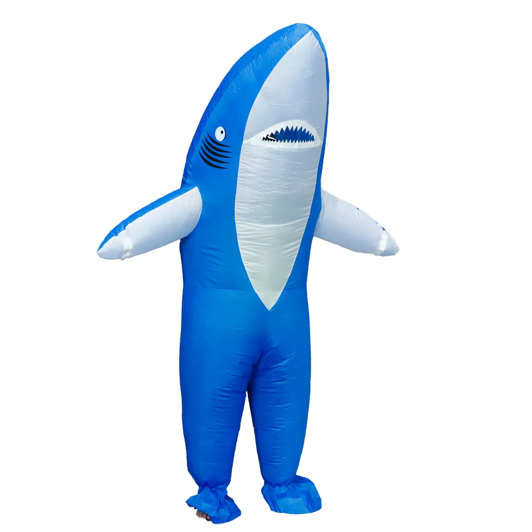 Women's Classic Halloween Inflatable Sea Creature Polyester Costume Set - Poptrend 1-Piece Comfortable Blow-Up Party, Cosplay Outfit, Halloween Costume Sets