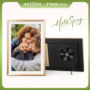 ARZOPA WiFi Digital Touch Screen Photo Frame Free Unlimited Cloud Storage Touchscreen 120s Video Frame PhotoFrame Digital Picture Frame Auto Rotate for Gift Idea