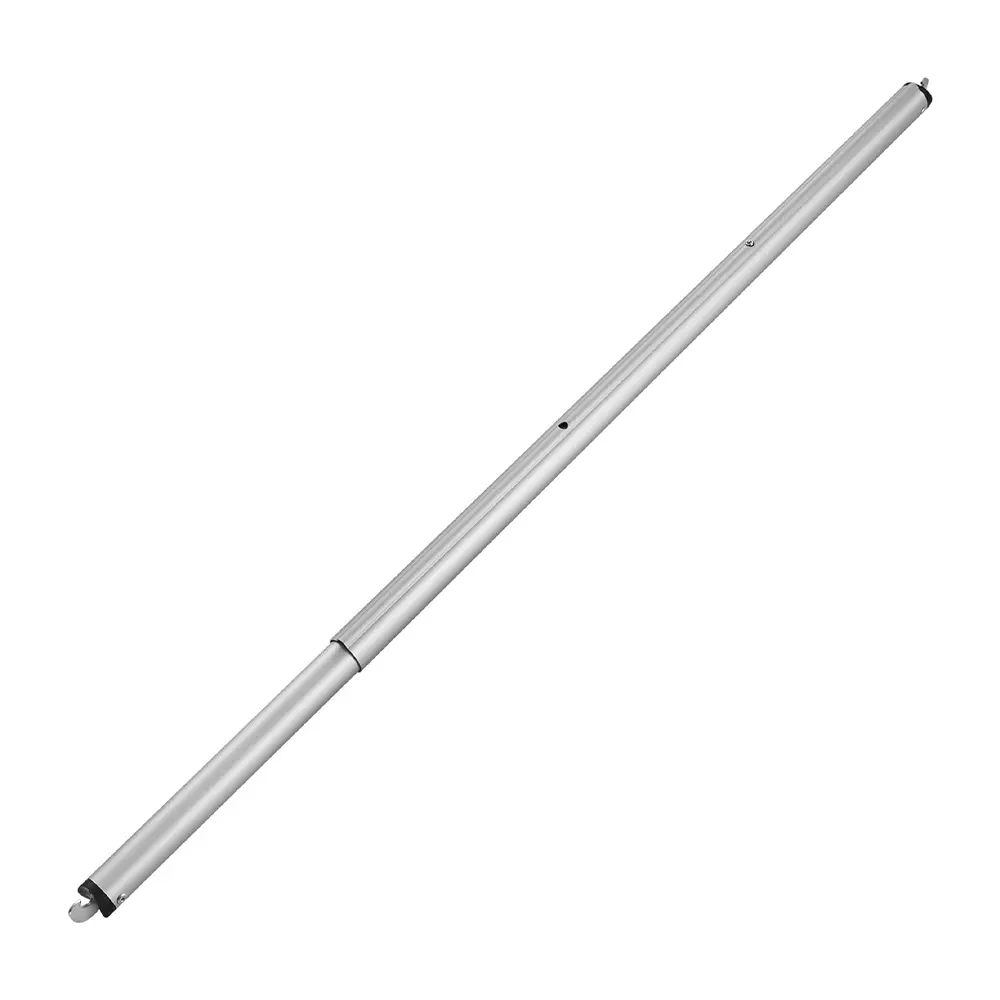 Hecis Adjustable Heavy Load No Rusty Pipe and Drape Crossbar, 6-10FT/7-12FT/8-14FT Telescopic Aluminum Horizontal Pole, 1PC for Wedding Event Backdrop Stand