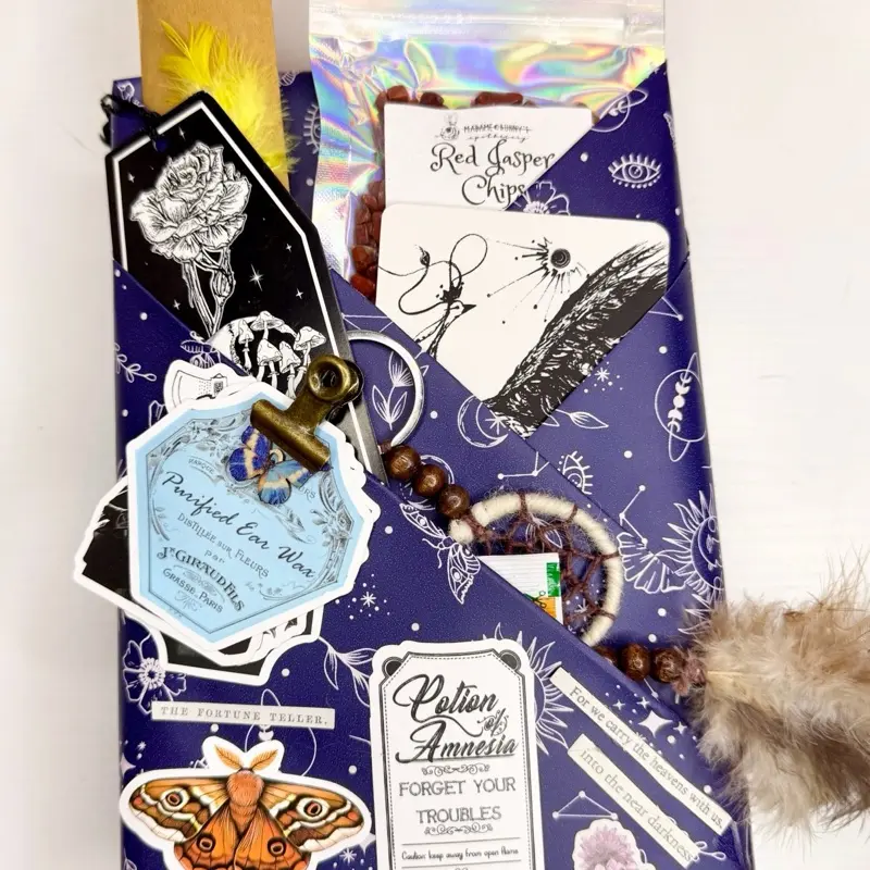 Blind Date with Tarot & Oracle Deck for Intuition Ritual & Self-Care - Unique Mystery Tarot Experience