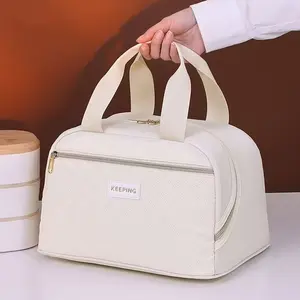 New Fashion Portable Tote Lunch Bag, Perfect for Office Use, Insulated Keeps Food Warm, Ideal Picnic Choice, Non-Food Contact