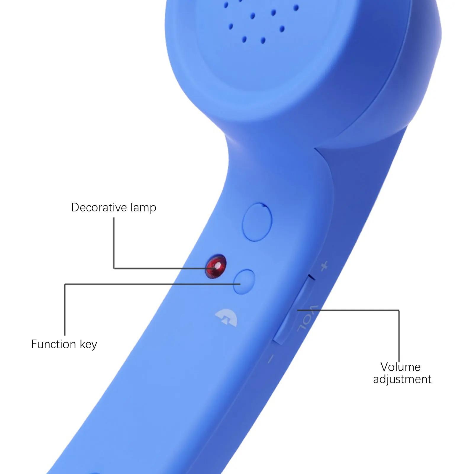 Retro Type-C Phone Handset Vintage Telephone Receiver Wired Anti-Radiation Clear HD Calls Plug & Play Mobile Phone Call Accessory Retro Type-C Phone Handset Vintage Telephone Receiver Wired Anti-Radiation Clear HD Calls Plug & Play Mobile Phone Call Accessory