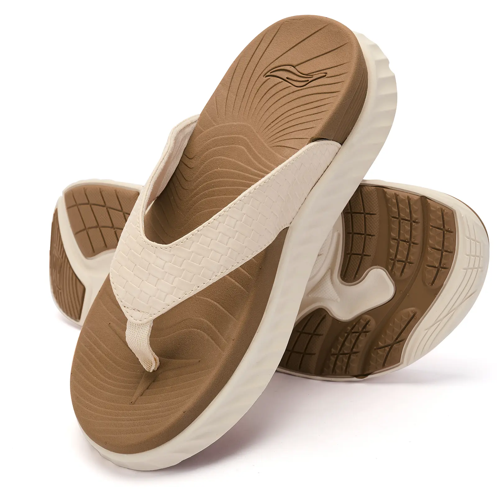 Women's Orthopedic Thong Sandals - Summer Outdoor Slip-On Open-Toe Sports Slides with Arch Support, Thick Cushion for Plantar Fasciitis, Rubber, Synthetic, EVA Casual Footwear, Orthopedic Slides