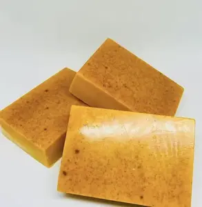 Lemon Turmeric Kojic Soap,Natural Handmade Soap,Turmeric Soap Bar for Face and Body, Smooth Skin Tumeric Soaps,Deep Cleansing Soap for Men & Women (3)