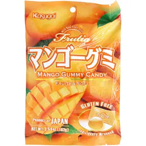 Kasugai Mango Chewy Candies - Sweet Japanese Fruit Snack, 3.59 oz Rich Flavor Treat