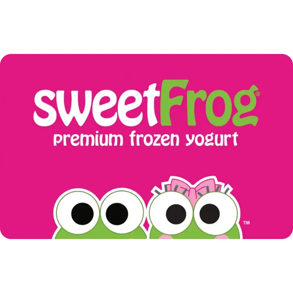 sweetFrog eGift Card | Frozen Yogurt, Toppings & Sweet Treats