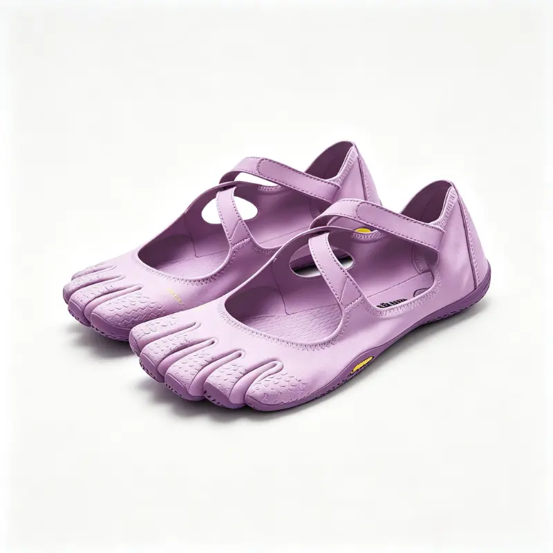 Women's Mary Jane 5-Finger Barefoot Toe Shoes - Adjustable Strap, Minimalist, Lightweight, Quick Dry, Non-Slip Watersports Shoes for Yoga, Outdoor Beach Walking