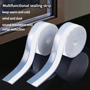 Sealing Strips, Dust-Proof And Sound-Insulating Silicone Anti-Collision And Weatherproof Strips, Are Used For Shower Door Gaps Airflow Prevention Super Glue