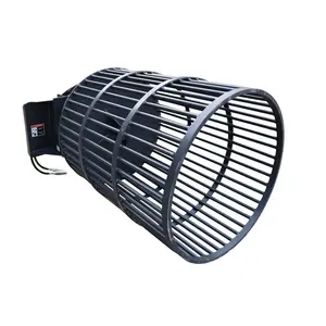 Skid Steer Rock Picker - Rotary Stone Picker Attachment 36" Diameter Drum Model, 64" Barrel Depth