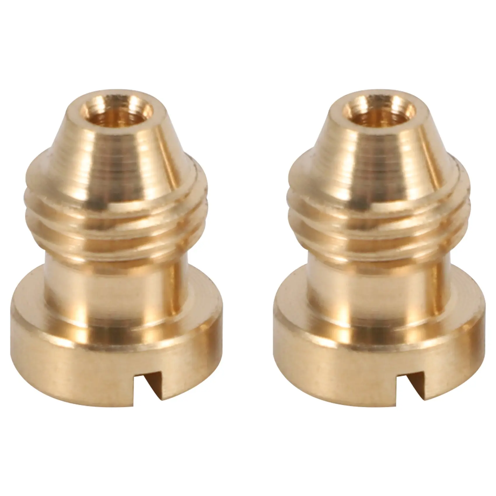 2-Pack Brass Foam Cannon Orifice Nozzle Tips, 1.0 Mm High Pressure Threaded Fit Replacement Nozzles for Snow Foam Lance