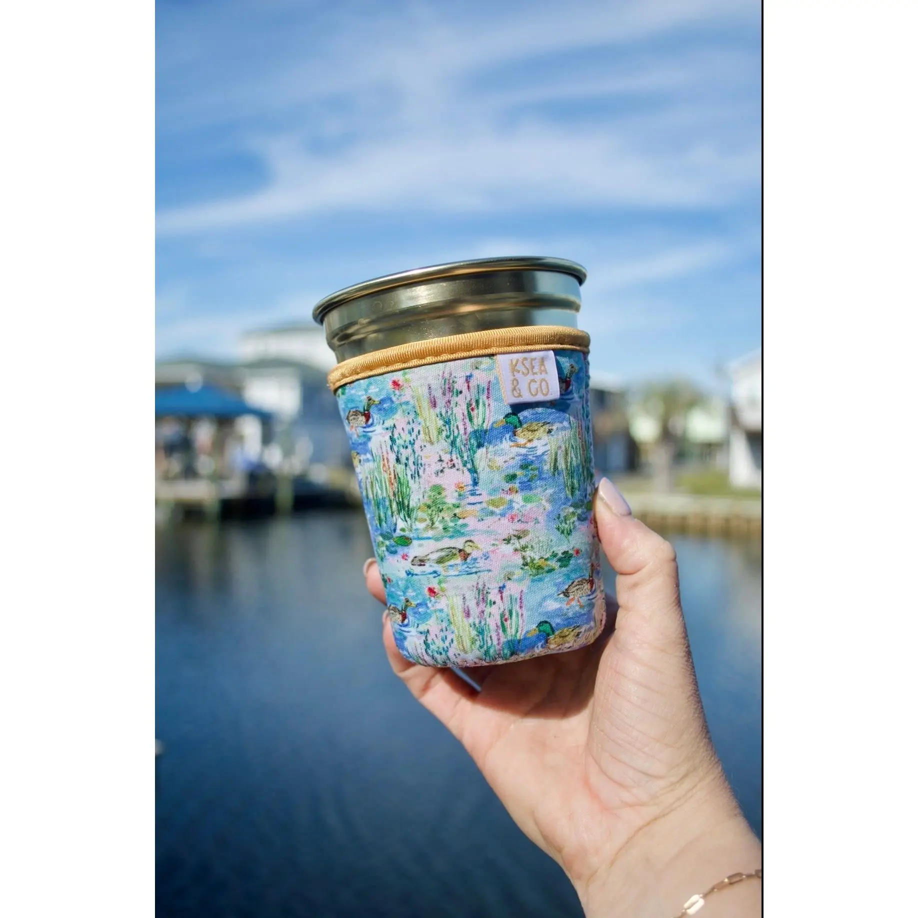 Mallard Meadow Iced Coffee Drink Sleeve