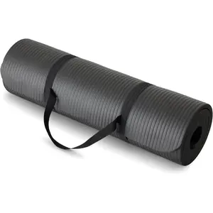 Extra Thick Exercise Yoga Mat with Carrying Strap