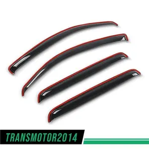 Fits 2005-2015 Toyota Tacoma Double Cab Rain Guards Vent Visor Window Deflectors