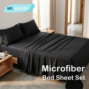 NTBAY 1800 Series Microfiber Bed Sheet Set – 3/4 Piece, Ultra Soft Brushed Fabric, Deep Pocket Fitted Sheet