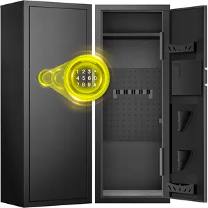 [Live] ACTIGER Gun Safe for Rifles and Shotguns - Large Capacity Pistol Storage Cabinet - Heavy Duty Steel Security Box for Home & Office - Quick Access Firearm Safe with Easy Assembly Adjustable Shelf