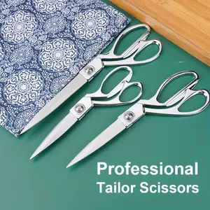 8 Inches Professional Heavy Duty Sharp Scissors Sewing Scissors General Purpose Large Fabric Scissors Heavy Steel Duty Blade Presents,Halloween,Christmas gifts,Party gifts